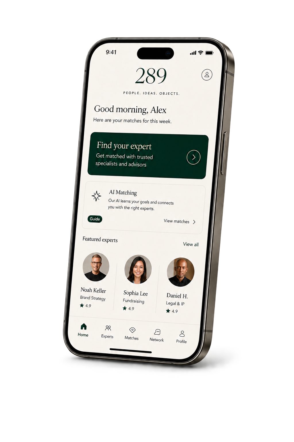 289 app on iPhone